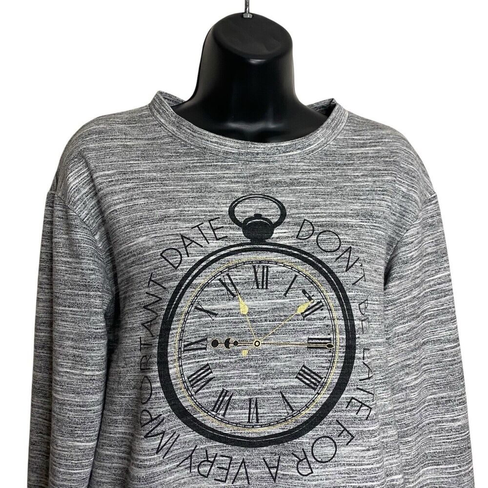 Disney Alice In Wonderland T-Shirt Womens S Graphic Looking Glass White Rabbit